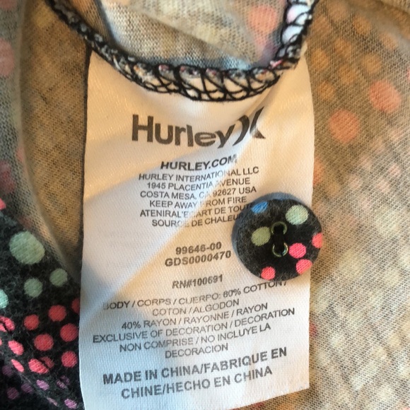 HURLEY SUNDRESS•MULTI COLOR DOTS•CUTOUT IN BACK•sz M (junior) - Picture 14 of 16